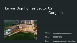 emaar digi homes sector 62 Gurgaon (1)