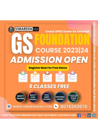 Best IAS Coaching In Delhi Vimarsha IAS