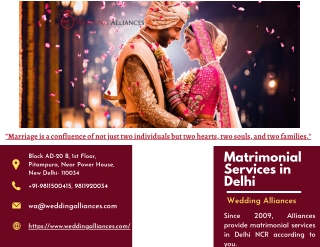 Top Matrimonial Services in Delhi