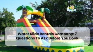 Water Slide Rentals Gilbert AZ