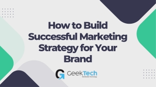 How to Build Successful Marketing Strategy for Your Brand