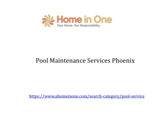 Best Pool Maintenance Services Phoenix