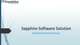 Swift App Development Services | Sapphire