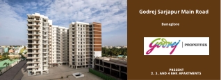 Godrej Sarjapur Main Road Bangalore - E-Brochure