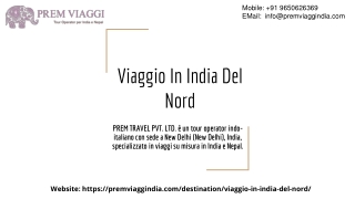 Viaggio In India Del Nord