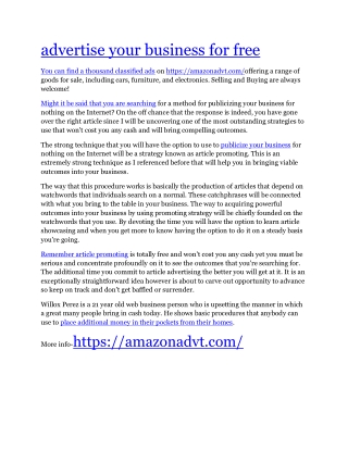 Post local online classified ads