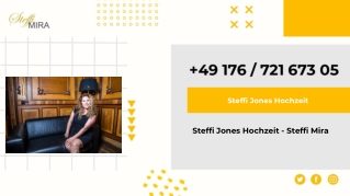 Steffi Jones Hochzeit - Steffi Mira