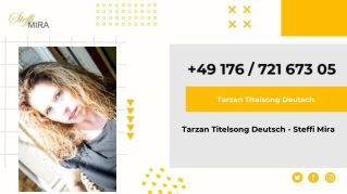 Tarzan Titelsong Deutsch - Steffi Mira