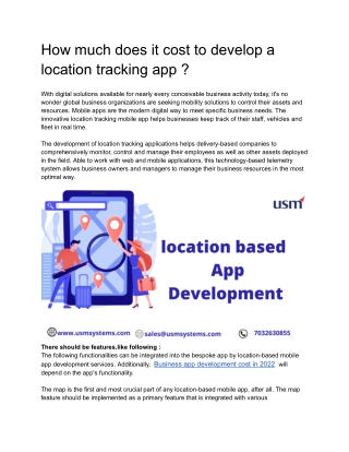 location tracking app - Google Docs
