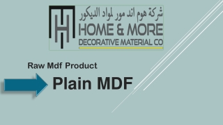 Plain Mdf
