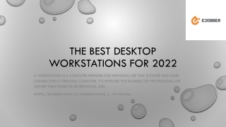 The Best Desktop Workstations for 2022