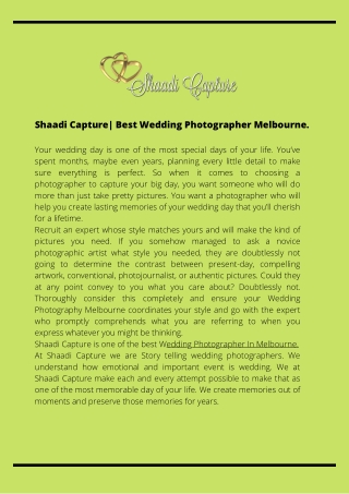 Best Wedding Photographer Melbourne
