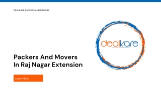 DealKare Packers And Movers In Raj Nagar Extension