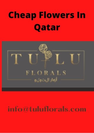 Cheap Flowers In Qatar