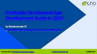 Profitable On-Demand App Development Guide in 2022