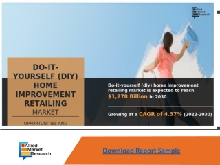 Do-It-Yourself (DIY) Home Improvement Retailing Market