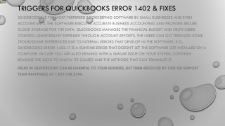 Easy way to troubleshoot QuickBooks Error 1402