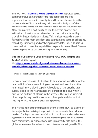 Ischemic Heart Disease Market