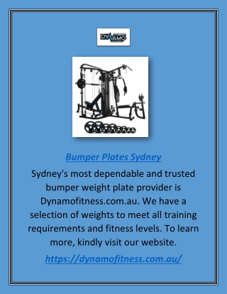 Browsing for the Best Bumper Plates in Sydney