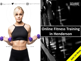 Online Fitness Training in Henderson