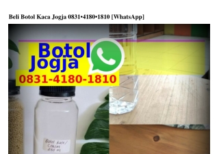 Beli Botol Kaca Jogja O83l•4l8O•l8lO{WhatsApp}