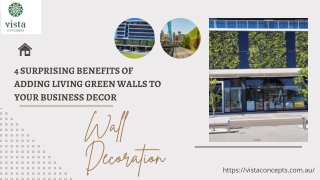 4 Surprising Benefits Of Adding Living Green Walls To Your Business Decor