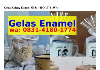 Gelas Kaleng Enamel 083I~ᏎI80~I77Ꮞ[WhatsApp]