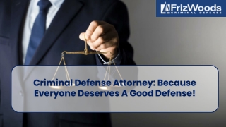 Maryland Criminal Defense Attorney