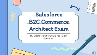 B2C Commerce Architect Practice Questions