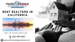 Best Realtors In California| Seasoned Real Estate Agent| YHSGR