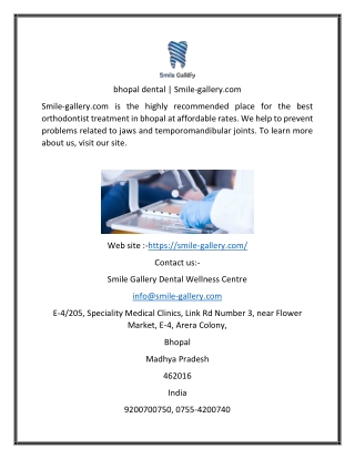bhopal dental  Smile-gallery