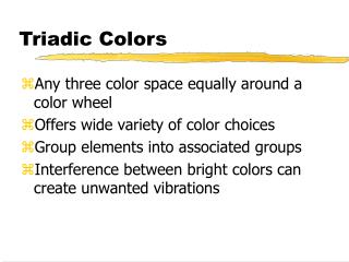 Triadic Colors