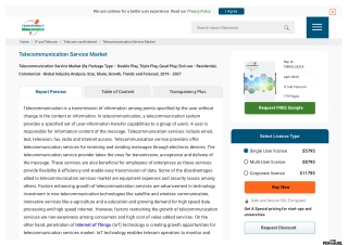 Telecommunication Service Market Trends and Forecast, 2019 - 2027