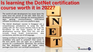 dotnet developer courses in Durgapur