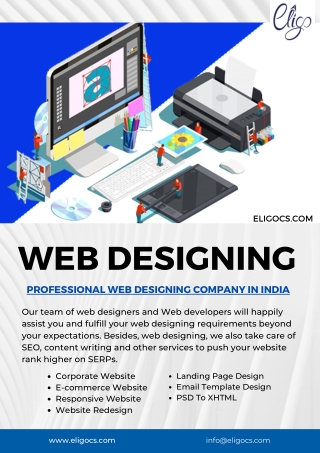 Professional Corporate Web Designing Company in India - Eligocs