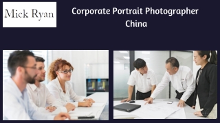 Corporate Portrait Photographer China