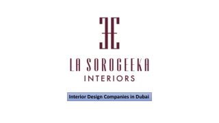 Interior Design Companies in Dubai