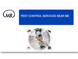 Pest control services near me