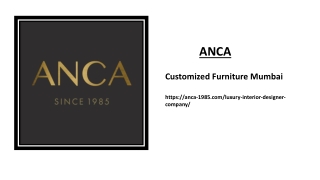 Customized Furniture Mumbai