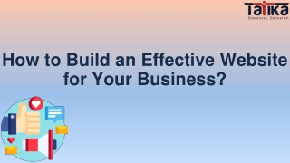 How to Build an Effective Website for Your Business