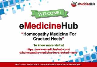 Homeopathy Medicine for Cracked Heels