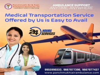 Get State-Of-The-Art Medical Facility by Panchmukhi Air Ambulance Service in Delhi and Raipur