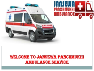 Jansewa Panchmukhi Ambulance service in Madhubani and Mokama with Quality Medical Equipment