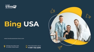 Bing USA - Local USA SEO Services