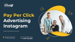 Pay Per Click Advertising Instagram - Local USA SEO Services