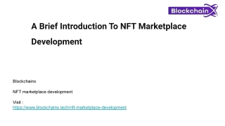 NFT marketplace development