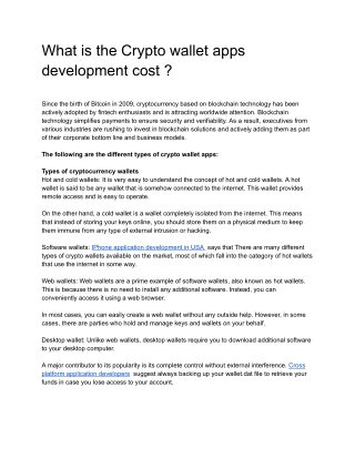 Crypto wallet- Google Docs