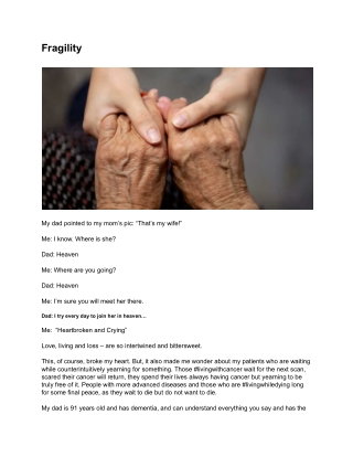 Fragility 