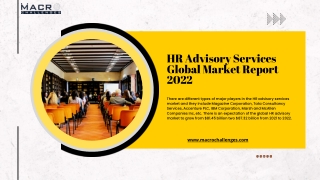 HR Advisory Services Global Market Report 2022