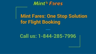 Mint Fares: One Stop Solution for Flight Booking